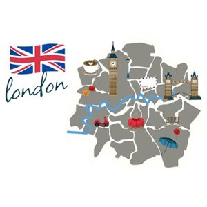 Apprendre l'anglais, méthode ludique pour enfants à télécharger - Little Word Champions - Londres